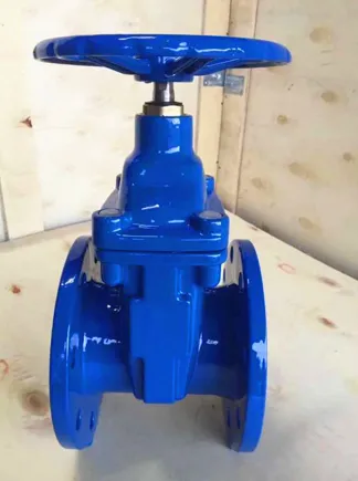 Шибър-в краен фланец